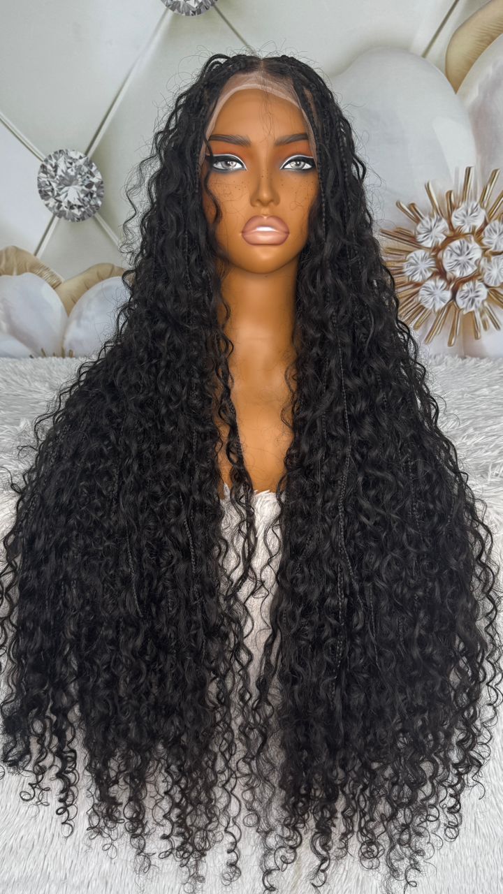 Boho Braided Frontal Lace Wig